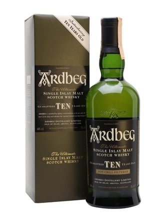 Ardbeg 10 bottle