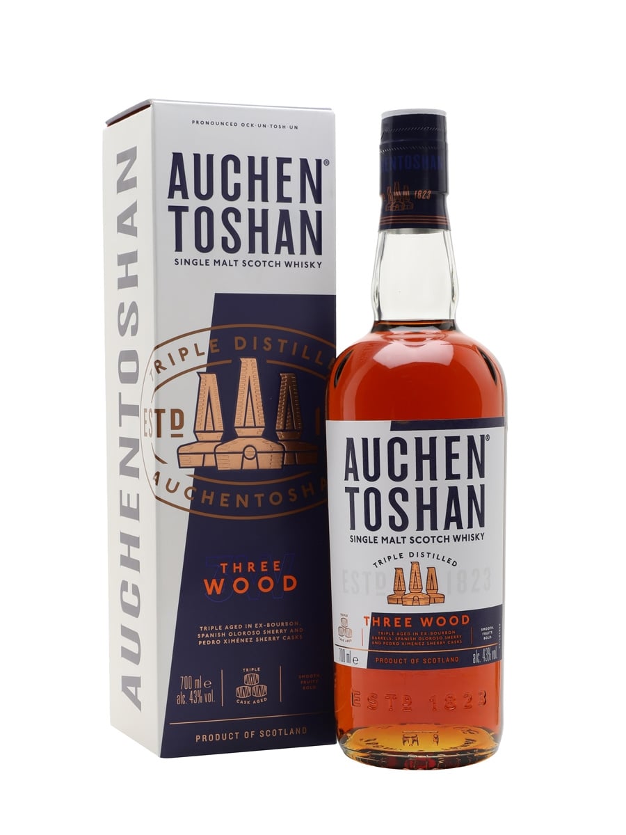 Auchentoshan Three Wood bottle