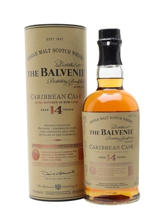 The Balvenie 14 Caribbean Cask bottle