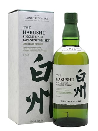 Hakushu Distiller’s Reserve bottle