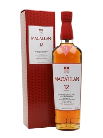 Macallan 12 Sherry Oak bottle